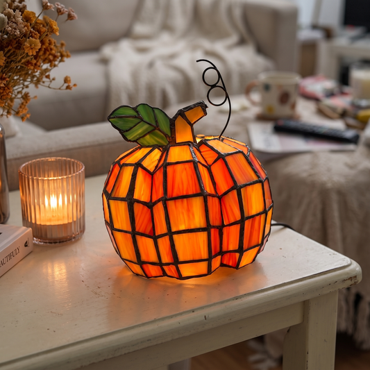 Artisan Handcrafted Pumpkin Lamp