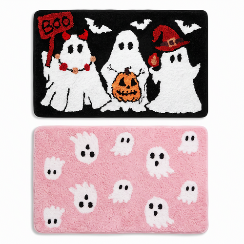 Viral Ghost Rug Set