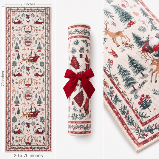 Santa’s Woodland Rug