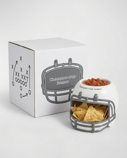 Football Helmet Chip N Drip with matching box