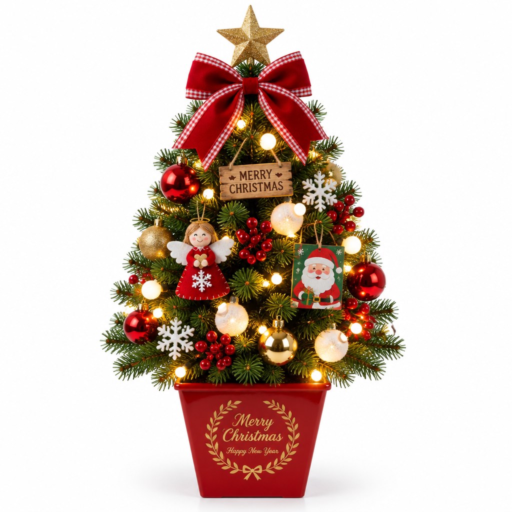 Red Star mini Christmas tree